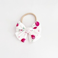 Baby Headband Bow Cherry Seamless (BHB8740)